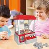 Mini Claw Machine Retro Claw Machine Arcade Game Cool Fun Mini Candy Grabber Prize Dispenser Vending Toy Gift With 24 GameCoins