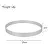 Stainless Steel Mousse Cake Mold Heat-Resistant Perforated Round Tart Ring Cookies Pastry Circle Cutter Mold Baking Tools