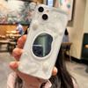 Schmetterlings-Perlmutt-Spiegel ist geeignet für Apple 13/12 Handyhülle, iphone11 transparente Schutzhülle, und Handyhülle ist sturzsicher.