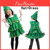 Premium Christmas Tree Clothing For Children Striped Design Perfect For Role-playing