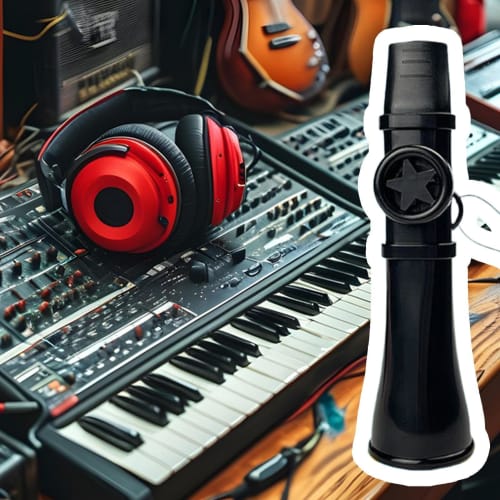 Ulepszone Profesjonalne Kazoo 2025 z Dopasowaniem Kolorów, Dopasowaniem Kolorów Dopaminowych, Trąbka, Łatwe do Nauki dla Miłośników Muzyki, Zabawka i Instrument dla Dzieci an