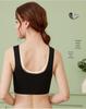 Adjustable Seamless Maternity Nursing Bra with Front Buckle - Plus Size Vest Style
