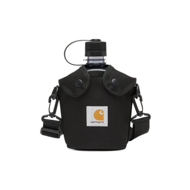 New Carhartt WIP Polyester Water Bottle Bag Shoulder Bag Crossbody Bag Men's Black I031969-89-XX-199