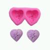 DIY Sugar Craft Fondant Forma na dort ve tvaru srdce Silikonová forma na mýdlovou svíčku