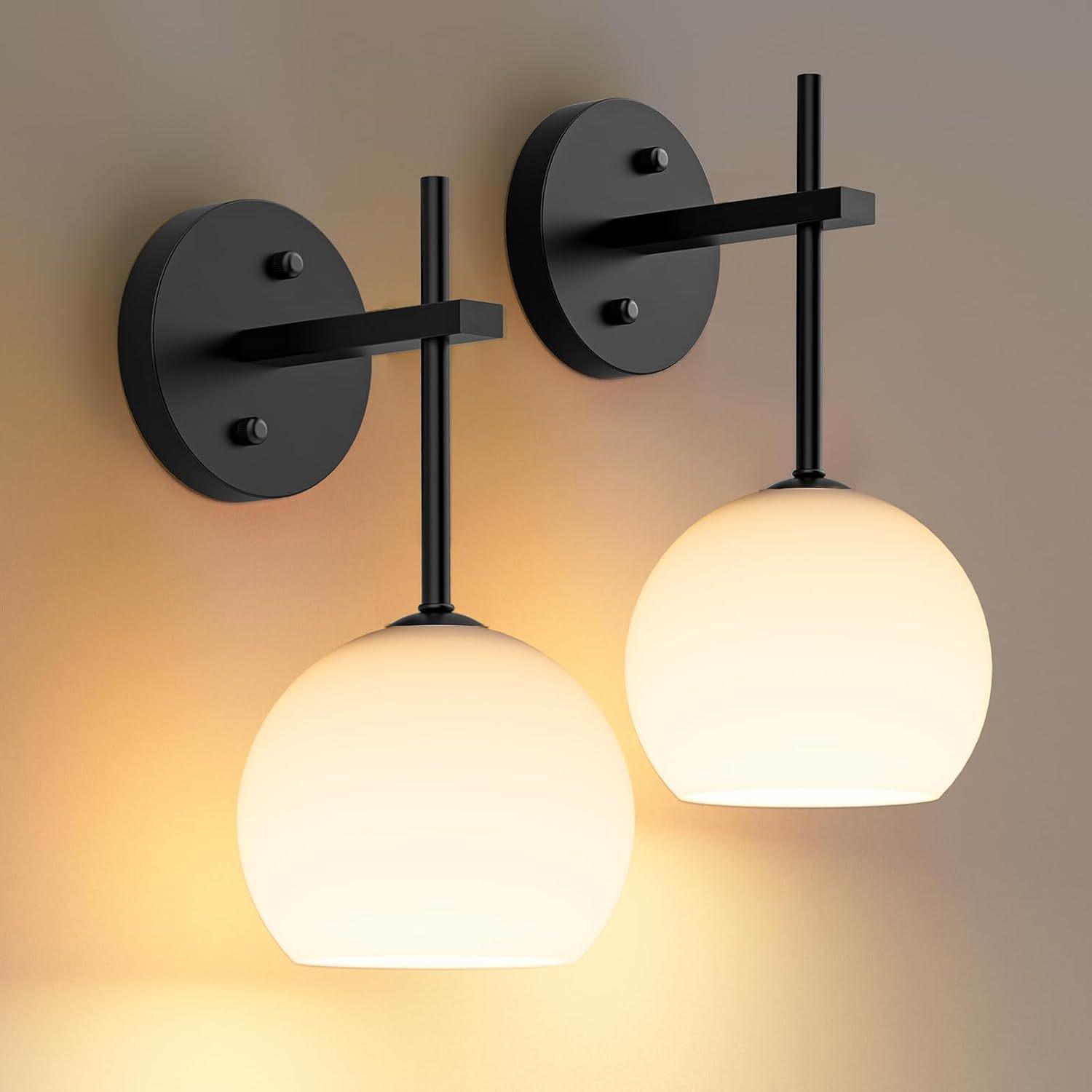 

RGB Remote Control Wireless Wall Light with Timer for Bedroom, Bar, Living Room, and Dining Room No Bulb