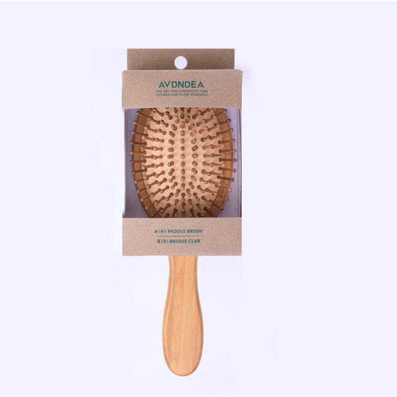 Natural Bamboo Scalp Massage Air Cushion Comb Set