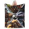 Jurassic Dino World Park Super Warm Blanket  Kids Adult Plush Throw Blanket Print Living Room Flannel Bedspread Sofa Bed Cover