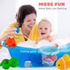 16pcs Baby Bath Toys Set with 10 Bath Squirt Toys, 1 Net, 1 bath toy storage net bag, 4 play balls, Baby Bath Tub Toys Paddling Pool Toys Water Toys