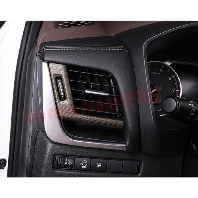 For Nissan Rogue - Wood Grain Look Center Console Air Outlet Cover Trim