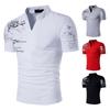 Men's Slim Fit Business Printing Fashion T-shirt,Men's Slim Fitting Quick Drying Business Printed Shirt.