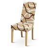 Printing Spandex Chair Covers Stretch Chair Seat Cover Dining Room Chair Seat Restaurant Weddings Banquet Hotel Elastic Flexible