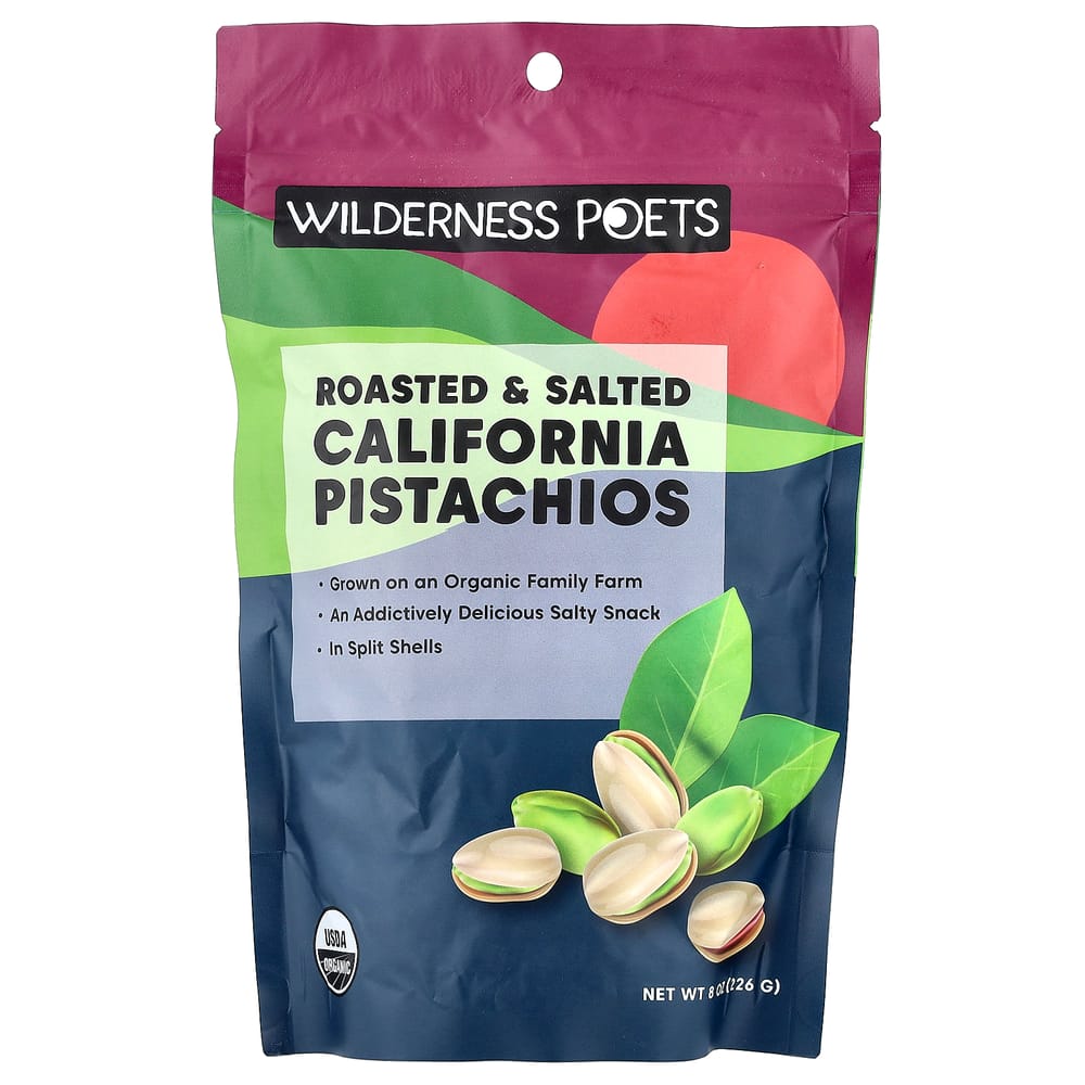 Wilderness Poets Roasted California Pistachios 226g (8 oz) 226g - 1 ea