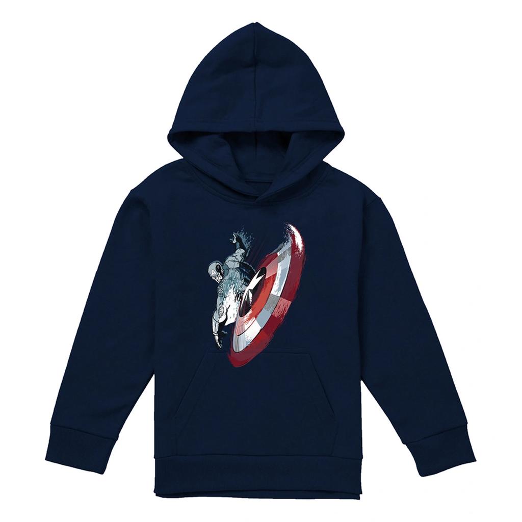 Captain America Childrens/Kids Shield Pull Over Hoodie
