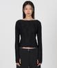Tteolseutikeulleob Cloudy See Through T - Black
