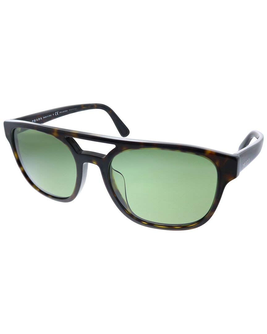 

Prada Поляризованные солнцезащитные очки для мужчин PR23VSF 2AU7Y1 56 Модель полной посадки Сделано в Италии