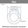 1Meter Black Nitrile Rubber Fuel Tube NBR Petrol Diesel Oil Line Hose Pipe Tubing Inner Diameter 2mm~25mm
