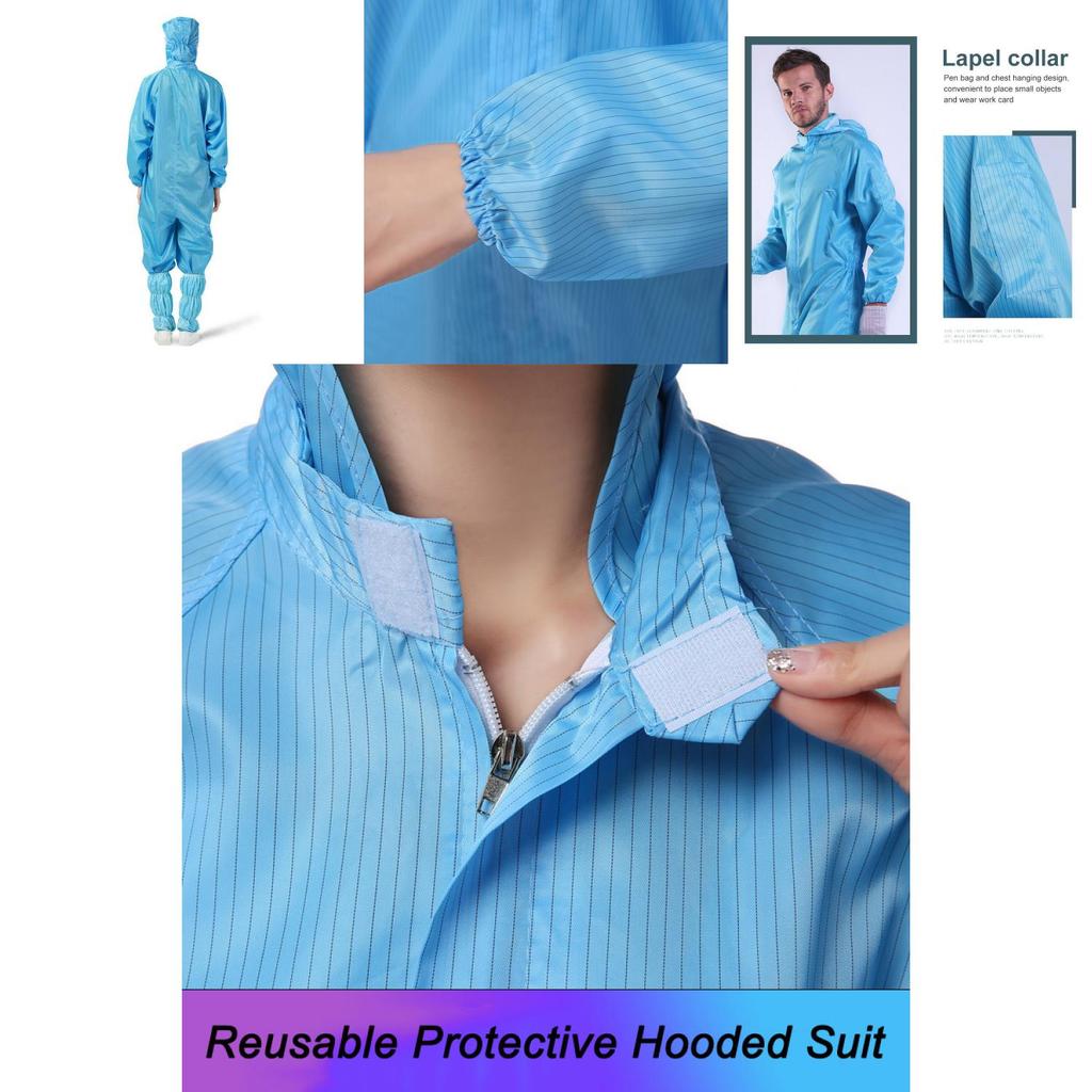 Luxurious Reusable Protective Overalls Suit With Enhanced Splashproof Isolation