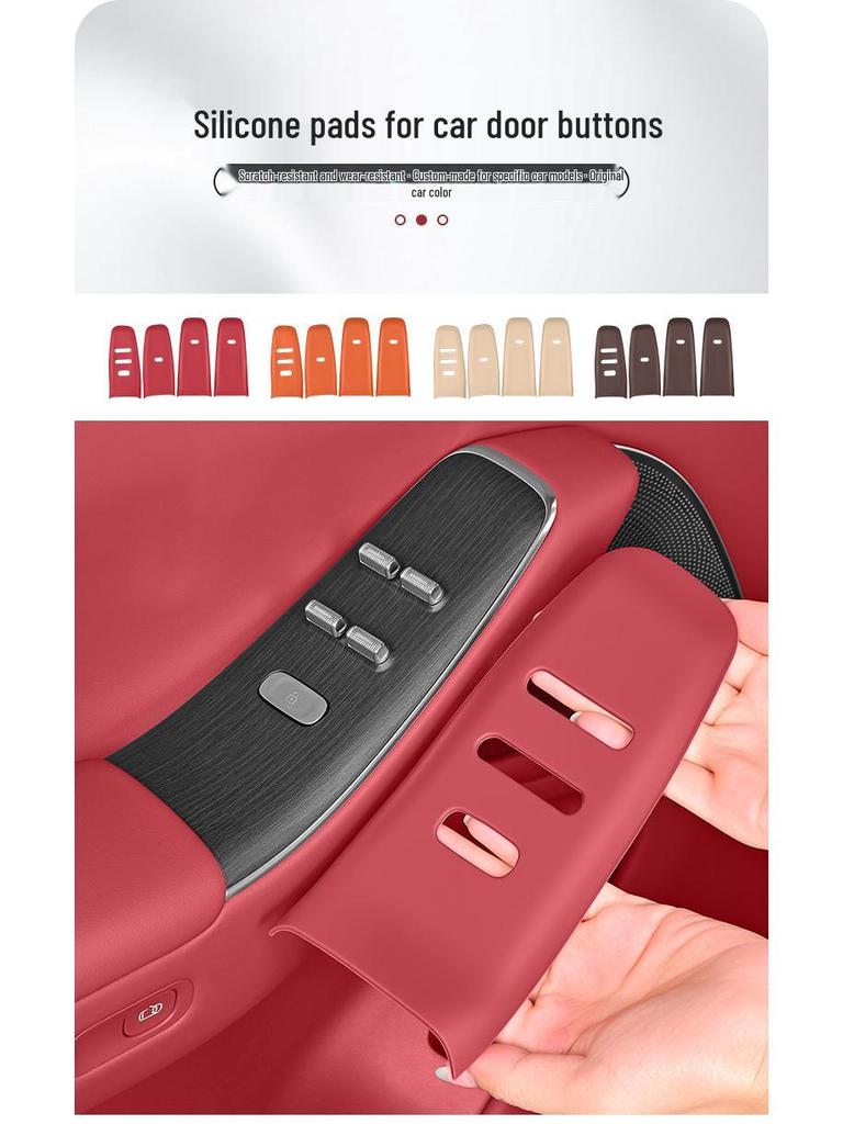 Fits 26 AITO M7/M8 Models: Central Control Wireless Charging Silicone Pad Upgrade Set