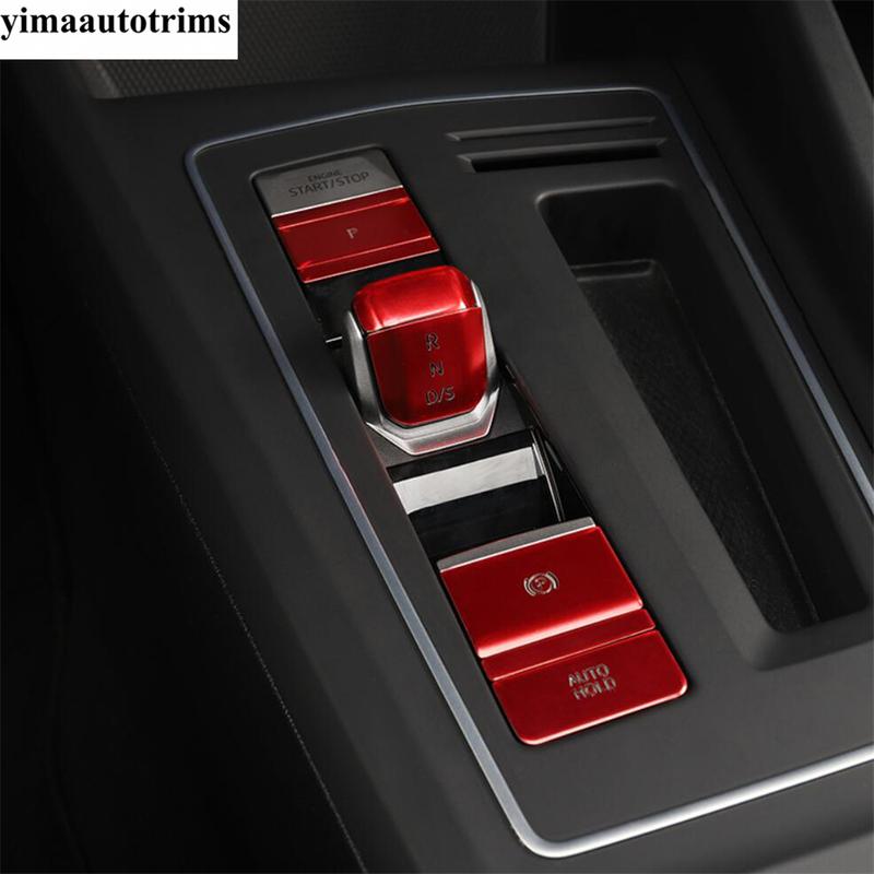 Car Central Gear Shift Engine P Button Decoration Cover Trim Metal Interior Accessories For VW Volkswagen Golf 8 MK8  - 2024