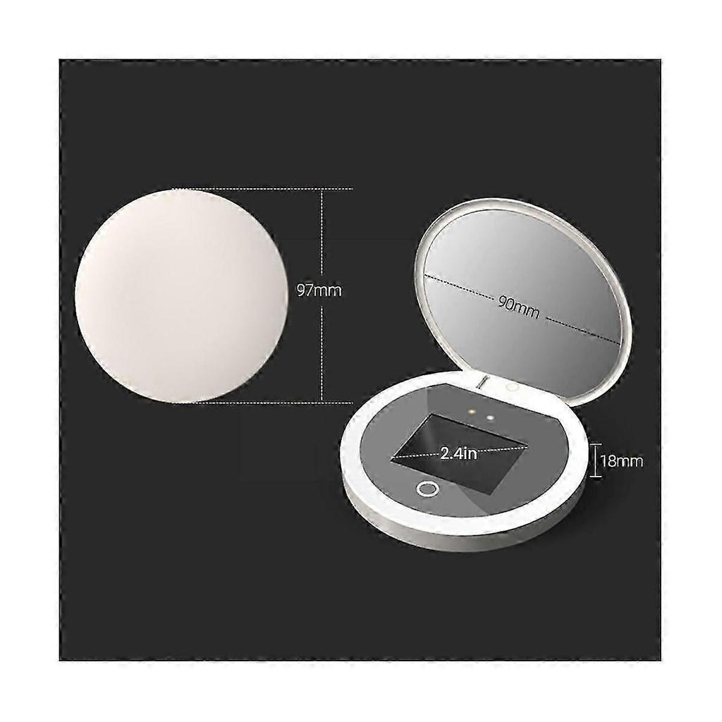 Smart UV Sunscreen Test Camera with LED Portable Rechargeable Mirror Beauty Sunscreen Detection Mak