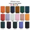Apple iPhone 16/17 MagSafe PU Leather Magnetic Card Holder Sleeve