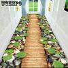 Corridor Carpet Flower and Grass Floor Mat Door Entrance Corridor Hallway Staircase Long Strip Home Carpet