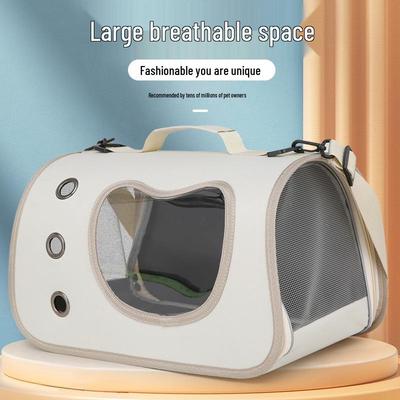 Tragbarer Haustierrucksack: Atmungsaktive Falt-Weltraumkapsel für Katzen und Hunde