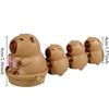 Plastic Capybara Clockwork Toy Kawaii Magnetic Connection Four Capibara Wind Up Doll Cute Things Interactive Educational Gift