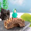 Resin Craft Resin Bridge Miniatures Small Bridge Jiangnan Small Bridge Creative   Fairy Garden