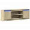 VidaXL TV Cabinet with LED Sonoma Oak 139.5x34x50cm Engineered Wood 852196