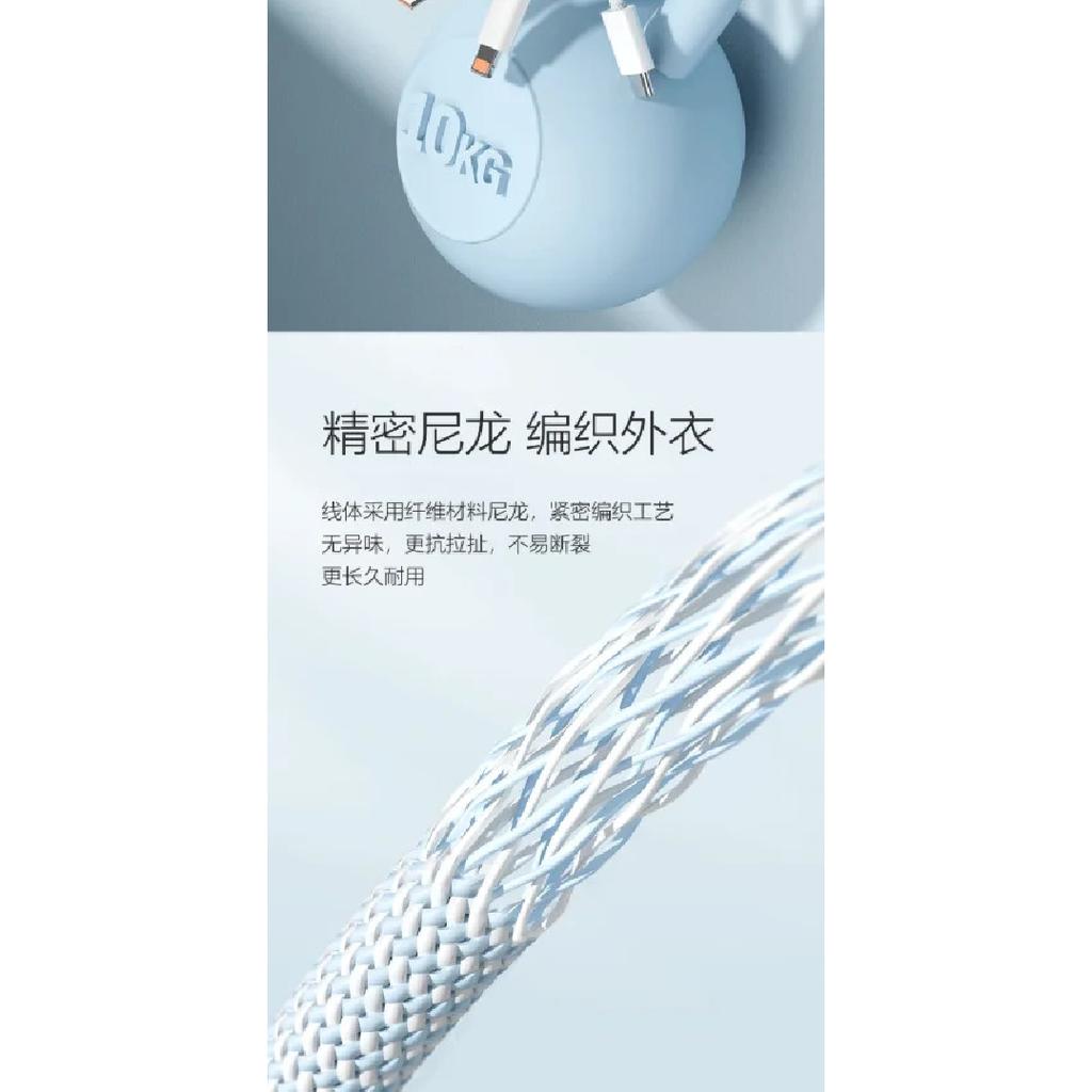 100W 3 In1 Multi Port Charging Cable For iPhone Android Phone Xiaomi Huawei Type C Braided Fast Charger Data Cord Wire Line 1PC