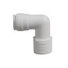 K4046 Connector: 3/8" Male Thread to 1/4" Quick Connect for Water Purifier and RO Machine Booster Pump.