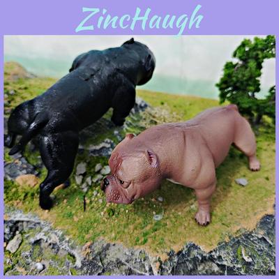 PVC model psa American Bully Pitbull pro dětskou edukaci a sběratelskou dekoraci
