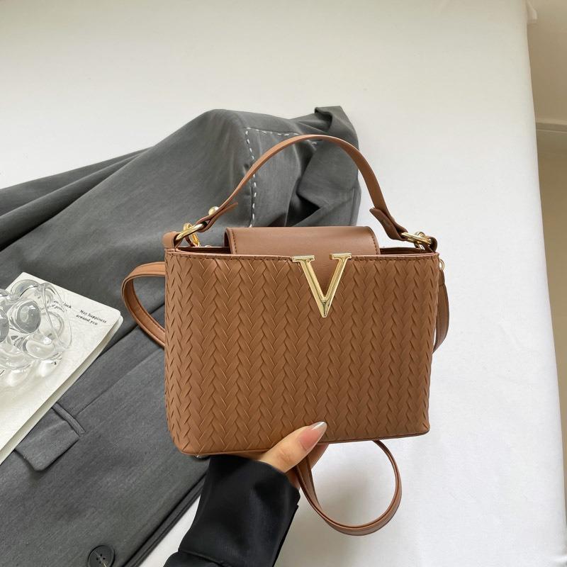 Fashion Texture Summer Large Capacity New Light Luxury Texture Casual Shoulder Crossbody Portable Small Square Bag