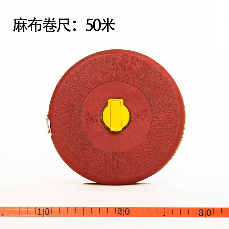 Fiber Tape Measure Manufacturer Wholesale 30m 50m 100m Rolled Tape Measure Circular Tape Measure Soft Tape Measure