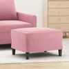Vidaxl Footstool, Pink, 60X50X41 Cm, Velvet