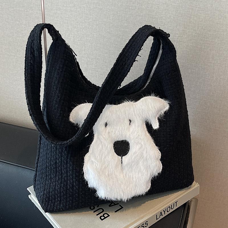 Tasche mit großem Fassungsvermögen für Damen Neue trendige und modische Pendler-Tragetasche für Damen Ins Niedliche vielseitige Ein-Schulter-Handtasche