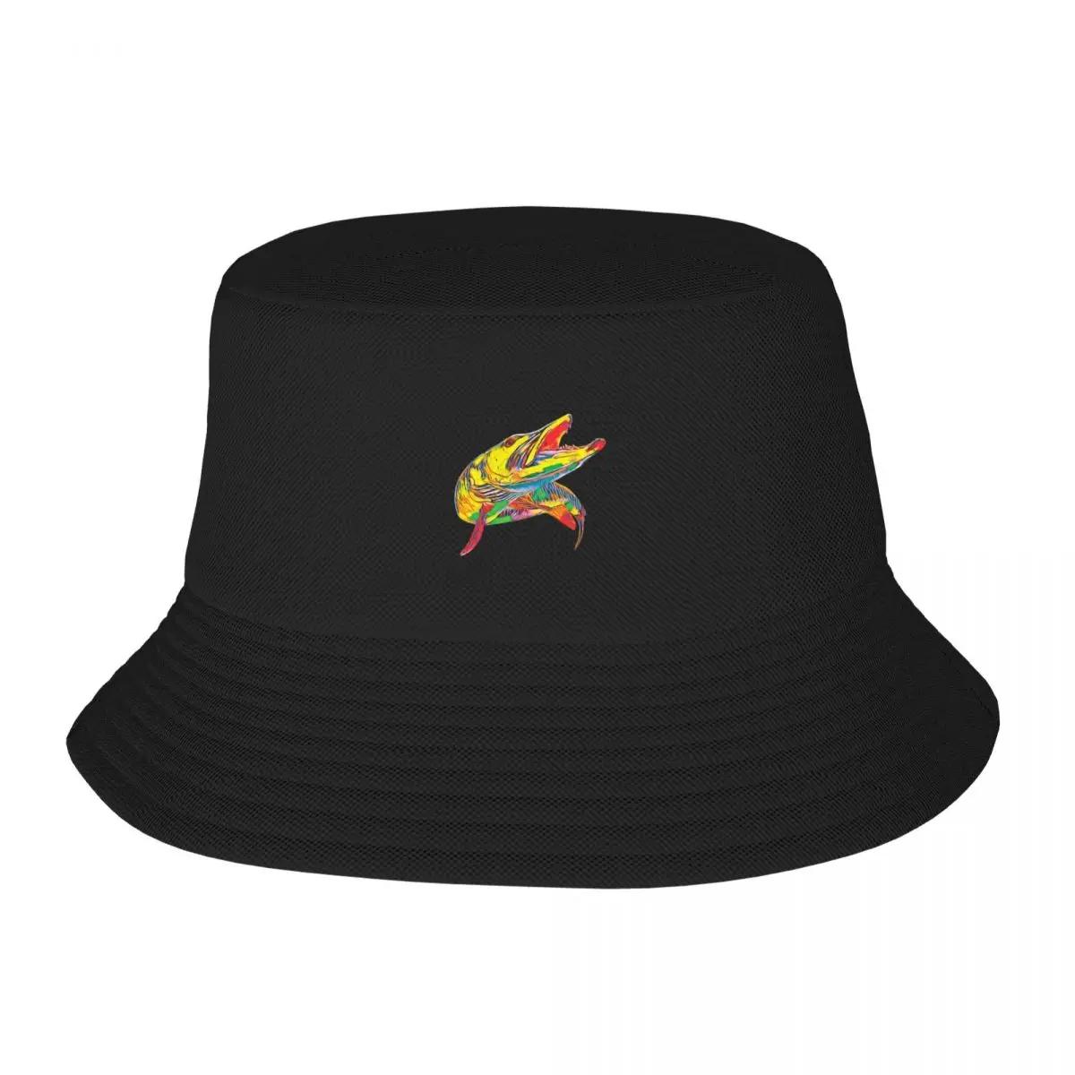 New Muskie Hunter Musky FisherUnisex Art Fly Fishing Novelty Gifts Pullover Hoodie Bucket Hat Womens Beach Outlet Unisexs