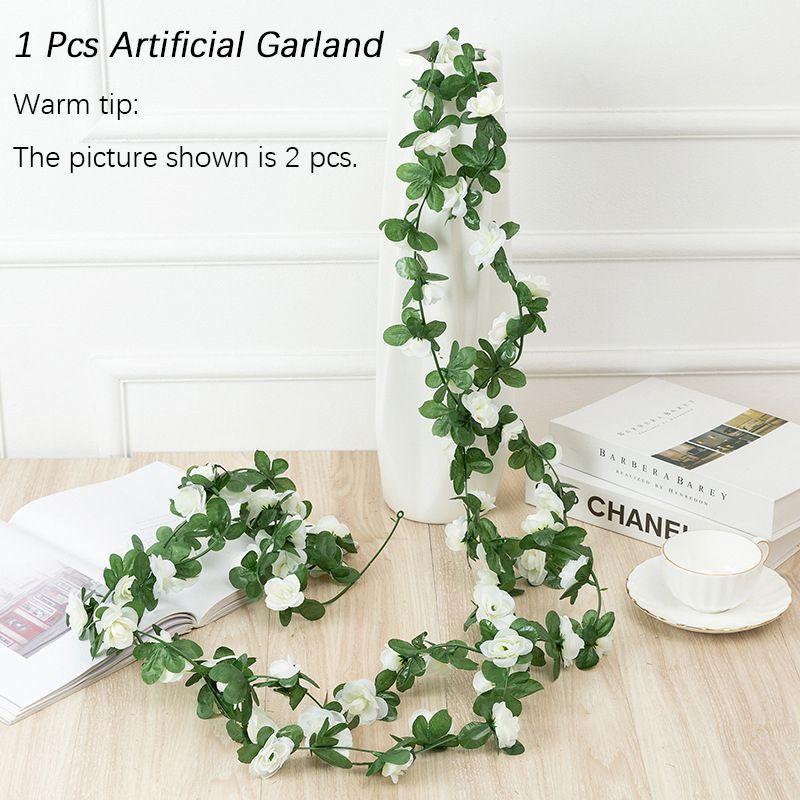 Vibrant 2.5m Artificial Flowers Spring Small Peony Ivy Leaf Vine Perfect For Wedding Decorations