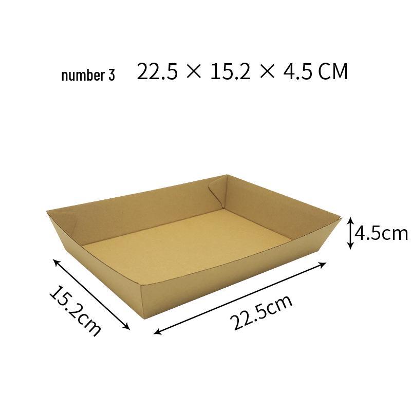 Reinforced Kraft Paper Hamburger & Hot Dog Box - High-Temperature Resistant Takeaway Bento Lunch Box