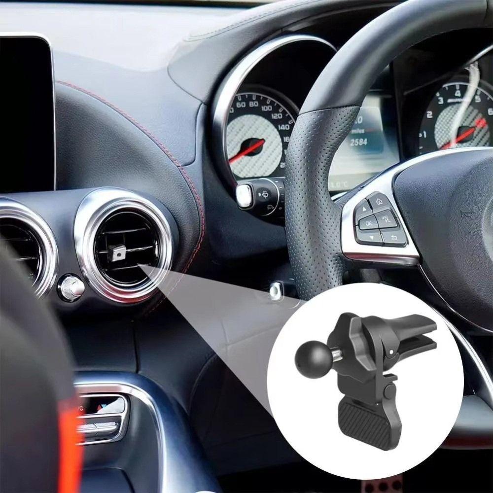 360° Rotation Air Vent Clips Metal Hook Air Outlet Clip Holder Car Air Vent Mount  For Car Interior