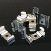 T5 Integrated Fastener Brackets Easy Installation Secure Hold for Fluorescent Fixtures Manganeses Steel Construction