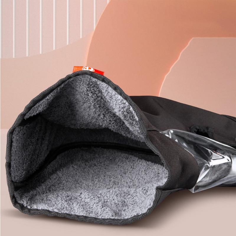 Motorcycle Handlebar Muffs Gloves for Winter Waterproof Motorcycle Handle Bar Mitts Riding Snowmobile E-Bike Thermal Gloves