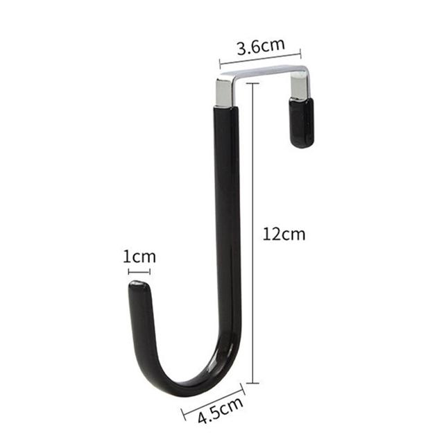 

Большой дверной крючок из высокомарганцовистой стали + ПВХ с противоскользящей пропиткой, вешалка для шкафа, органайзер для хранения, домашний аксессуар