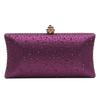 Mode Luxus Damen Clutch mit Strass Exquisites Design für Frauen Party Hochzeit Umhängetasche Handtasche Abendtasche