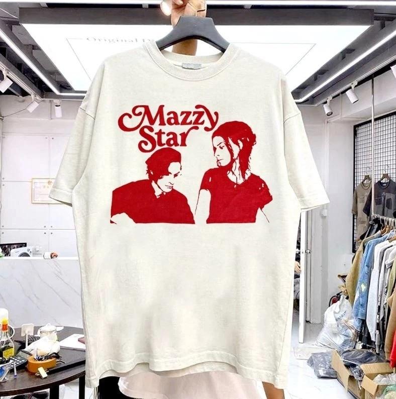 Mazzy Star rock band 90s White T Shirt Graphic tee Men Women S-5XL Unisex T-Shirt S