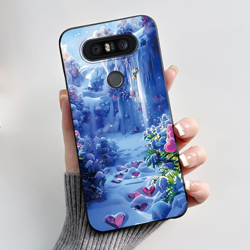 Casing For LG Q8 2017 Soft Case H970 Aesthetic Fashion Cute Cat Phone Back Cover For LG Q8 Q 8 LGQ8 Shockproof Silicone Bumper