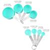 4/8Pcs/Set Plastic Multi Purpose Measuring Cup Measuring Spoon Stainless Steel Handle With Graduated Measuring Baking Tools