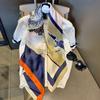 New Silk Scarf, Large Square Scarf, High-end Women's Versatile Fashion Simulation Silk Scarf, Scarf, Mulberry Silk Square Scarf