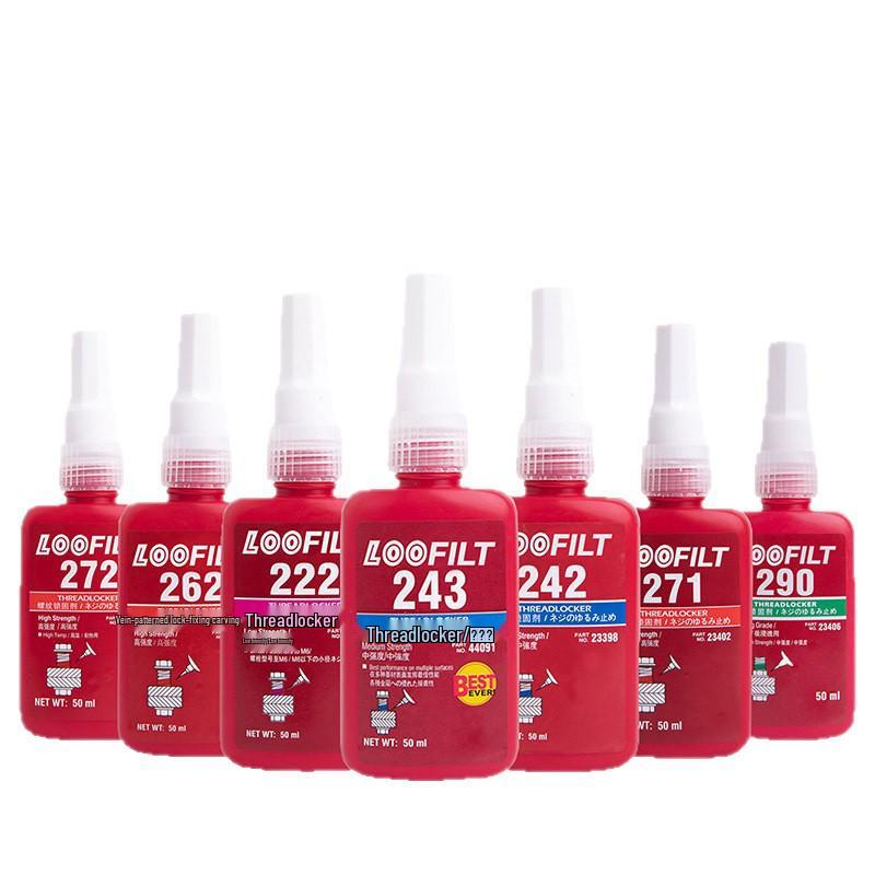 243 High-Temperature Threadlocker: Medium-High Strength Metal Anaerobic Sealant Adhesive for Anti-Loosening Screw Fastening